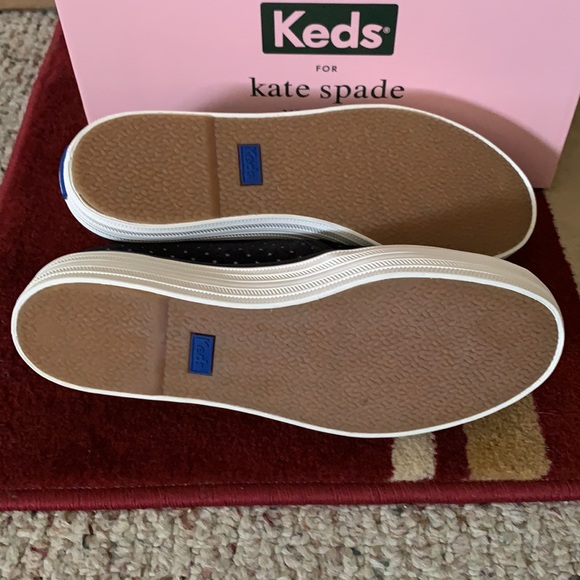 Kate Spade Velvet Glitter Triple Decker Shoes - Picture 5 of 13